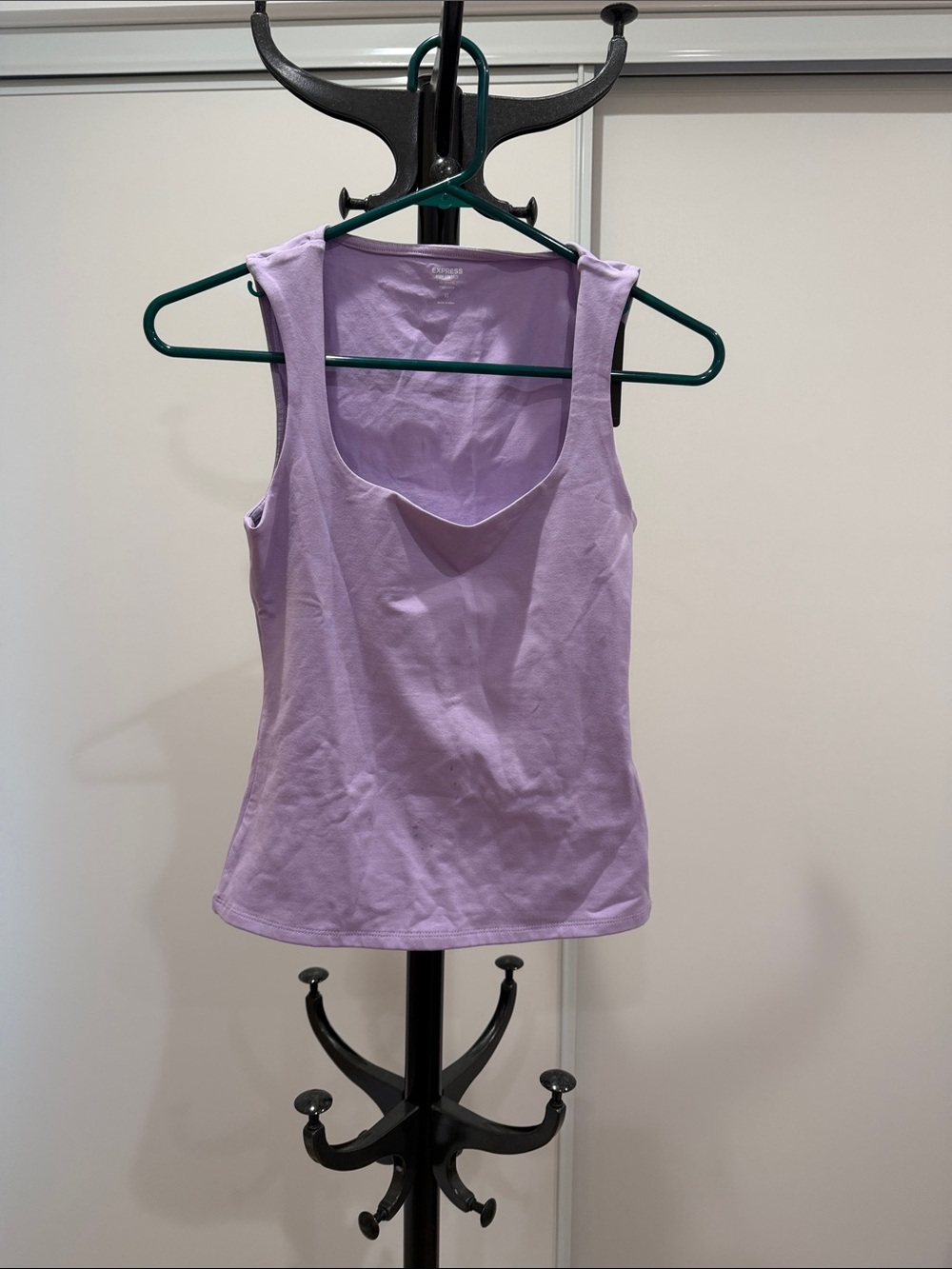 Express Lavender Scoop Neck Tank Top